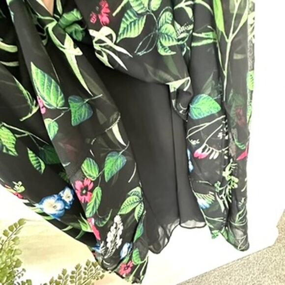 Tommy Hilfiger Floral Print Halter Midi Dress, Size 10 - Picture 6 of 8